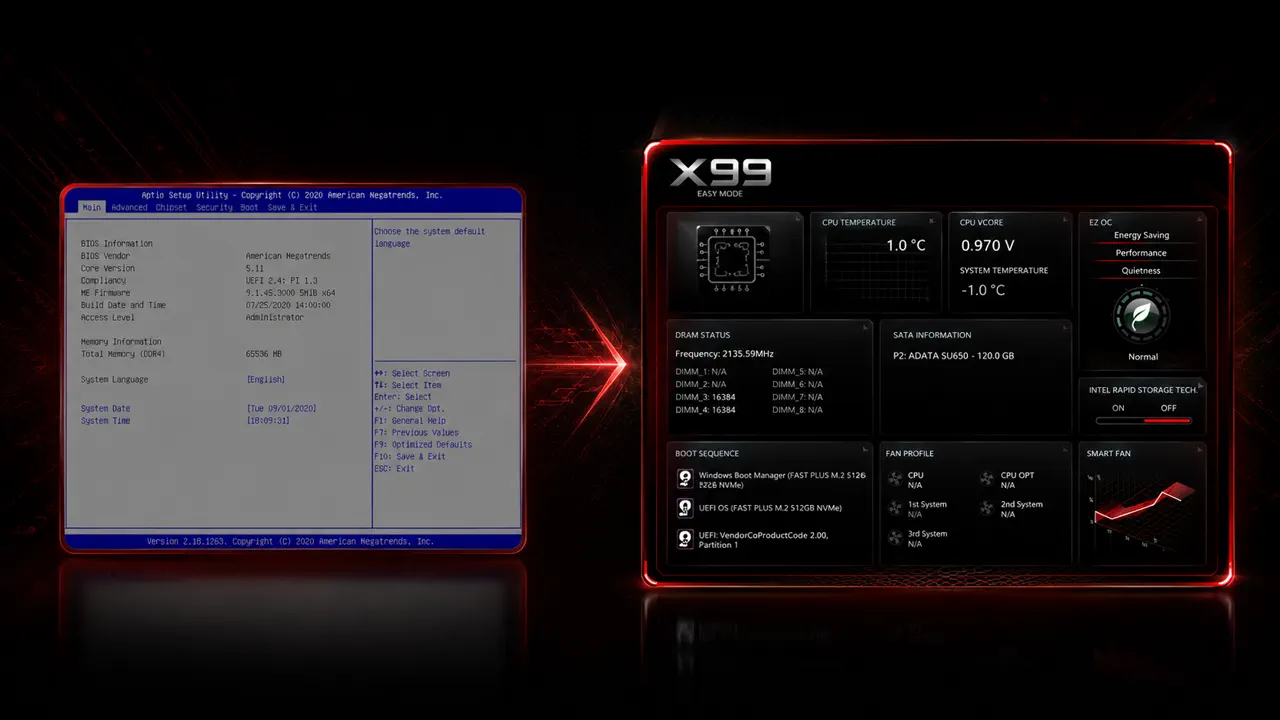 Thumbnail da demonstração da BIOS Pro X99
